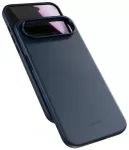 &bdquo;Epico Leather Pro Mag+&ldquo; dėklas, skirtas &bdquo;iPhone Air&ldquo;, suderinamam su &bdquo;Qi2&ldquo; ir &bdquo;MagSafe&ldquo;, mėlynas