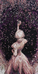 Abris Art Siuvinėjimo kryželiu rinkinys Norų žvaigždė, juodas 14 ct, 20x38 cm