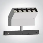 12W LED &scaron;viestuvas į magnetines sistemas MINI/MAXI/P&P, baltas, 3000/4000K, 48V, 38&deg;, 42106AL/W/V