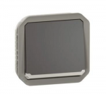 Legrand 069827L NAUJAS PLEXO 55 Dviejų polių jungiklis 10 AX mechanizmas - 250V AC antracitas 069827L