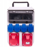 PCE 9012605W Stacionarus skirstomasis skydas HEL 1x32A/4P+1x16A/4P+4x16AGS230V 9012605W