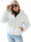 Moteri&scaron;ka baltos spalvos striukė Snowlike