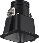 5W LED įleidžiamas &scaron;viestuvas, juodas, 3000K, IP54, S347