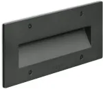 7,2W LED įleidžiamas fasado &scaron;viestuvas FIX 506, antracito sp. (RAL 7021), 3000K
