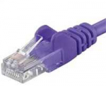 PremiumCord patch kabelis UTP RJ45-RJ45 CAT6 5m violetinis