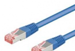 Goobay CAT 6 Komutacinis kabelis S/FTP (PiMF), mėlynas, 20 m, Cat6, S/FTP (S-STP), RJ-45, RJ-45, Mėlyna