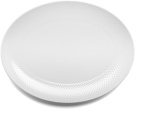 Lyngby Porcel&aelig;n &ndash; rombo baltas serviravimo padėklas 35x26,5 cm