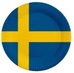 Globos Europe Bv &Scaron;vedi&scaron;kos popierinės lėk&scaron;tės, 8 vnt.