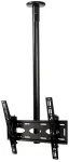 B-Tech Universalus plok&scaron;čio ekrano lubų laikiklis su pakreipimu (VESA 400) &ndash; 1 m &Oslash;50 mm stulpas, 165,1 cm (65"), 50 kg, metalas, chromuotas