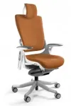 Unique Biuro kėdė Wau 2 BL405 mandarininio audeklo/balta