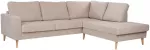 Kampinė sofa &bdquo;HANSON RC&ldquo;, smėlio spalvos