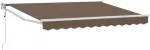 I&scaron;traukiama markizė Taupe 3,5 x 2,5 m Poliesteris ir Metalas