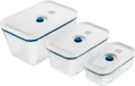 ZWILLING Fresh & Save vakuuminių dėžių rinkinys, S/M/L / 3 vnt. stiklinių la-mer La Mer Line be ki&scaron;tuko