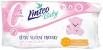 Linteo Baby drėgnos kūdikių servetėlės su medetkų ekstraktu, 24 vnt., mink&scaron;tos ir kreminės