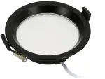 8,5-15,5W LED įleidžiamas &scaron;viestuvas CALED, juodas, 3000/4000/5000K, IP44