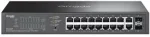 &Scaron;akotuvas TP-Link OMADA ES220GP tinklo komutatorius Valdomas Gigabit Ethernet (10/100/1000) PoE palaikymas Juodas