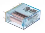 &bdquo;Finder&ldquo; PCB montuojama galios relė, 24 V nuolatinės srovės ritė, 8 A perjungimo srovė, DPDT