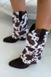 Aulinukai su kulnu ir karvės ra&scaron;to aulais Step in style