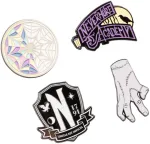 ERIK Wednesday set of 4 pins