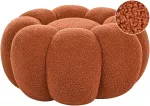 Beliani BEAUFORT pufas, &bdquo;boucl&eacute;&ldquo;, rudas