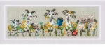 Riolis Siuvinėjimo kryželiu rinkinys &bdquo;Kaimo pokalbiai&ldquo; su ožkomis ir avimis 24 x 8 cm