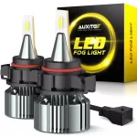 LED lemputės prie&scaron;rūkiniams žibintams PSX24W 2504, 6500K, 6000 LM, 2 vnt. AUXITO I9