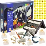 Dinozaurų fosilijų kasinėjimo rinkinys Bisky, 6 vnt.