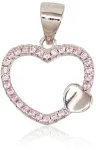 Diamond Sky Jewelry Sidabrinis pakabukas su cirkoniais &bdquo;Beloved Heart III&ldquo;