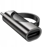 Hoco adapteris Type-c (vyri&scaron;kas) į Type-c (moteri&scaron;kas) su ekranu 5a 100w Ua32 c