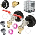 Ibc talpos čiaupas 1/2 colio, S60x6 sriegis, 2 vnt.