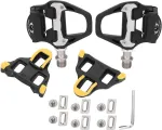 Agatige savaime užsirakinantys dviračio pedalai, 9/16 colių universalūs kai&scaron;tiniai pedalai 90 x 100 mm/3,5 x 3,9 colio, skirti plento dviračiams, savaime užsirakinantys pedalai, Mtb dviračio dvigubo trinkelių adapterio pakaitalas, skirtas Spd-sl kaln ...