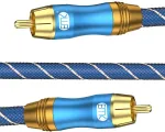 Emk Rca Subwoofer Kabelis, 24k Paauksuotas, 1m