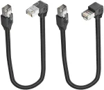 Cat 5e Kampinis Ethernet Kabelis Rj45 30cm