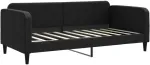 Lova Sofa, juodos spalvos, 90x190cm, audinys