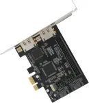 Sata Ide Pci Express 2 prievadų Pcie į Sata Esata Ide valdiklio adapterio plok&scaron;tė, palaikanti Ata standžiuosius diskus, 3 Gb/s greitis