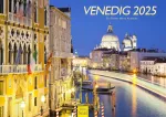 Edition Seidel Premium Venice kalendorius 2025, formatas Din A3, sieninis kalendorius, Europa, Italija, &Scaron;v. Morkaus bazilika, &Scaron;v. Morkaus aik&scaron;tė, Canal Grande, Rainer Mirau