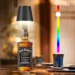 Stalinis Led &scaron;viestuvas juodas Usb ne&scaron;iojamas jutiklinis &scaron;viestuvas