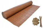 Dvipusė Pvc balkono uždanga 1,5x3 m, ruda