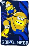 Cartoon pledas Minions Despicable Me 100 x 150 cm flisinis antklodė vaikams 100% mink&scaron;tas poliesteris 210 gsm