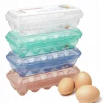 Dėžutė kiau&scaron;iniams 10 kiau&scaron;inių, patvari, pagaminta i&scaron; plastiko Fresh Box Mix