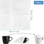 Pakuotė su 100 vnt. pakavimo medžiagos 30 x 30 cm burbulinės plėvelės perkraustymo medžiagos putų plėvelės perkraustymo dėžės putų pakavimo mai&scaron;eliai stiklui, baldams, porcelianui, indams