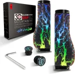 Ergonomi&scaron;kos dviračio vairo rankenos 22 mm su dvigubu fiksavimu