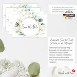 Eummel 25 atvirukai &bdquo;save the Date&ldquo; vestuvių kvietimas &bdquo;mes tuokiamės&ldquo; vestuvių vakarėlis &bdquo;save the Date&ldquo; kortelės vestuvių boho