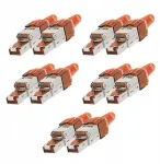 Tinklo jungtis kabelių jungtis ilgintuvas rj45 ethernet lan 10 vienetų
