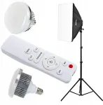 Cinegen 85w lempa su nuotoliniu valdymu, diapazonas 3600k-6200k Video Foto