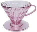 Hario - Plastic Dripper V60-02 Sakura Rožinė