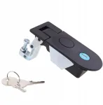 Potinkinis kompresinis užraktas Push Locks, fiksatorius, įrankių dėžė, kemperis, juodas
