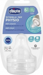 Chicco "Physio" silikoninis čiulptukas "Pap" 6m+ 2 vnt