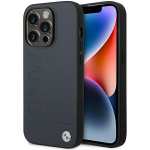 Apple iPhone 14 Pro Max BMW odinis dėklas Hot Stamped MagSafe (BMHMP14XSLLNA) mėlynos spalvos