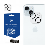 Apsauginis stiklas kamerai Apple iPhone 15 / 15 PLUS 3MK Lens Protection Pro Full Cover
